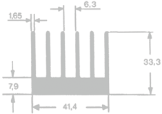 extruded profile heatsinks